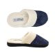 Lorella Nina Ladies Slippers Slip on Scuffs Velour Top Fleecey Lined Cushioned