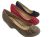 Ladies Shoe No Shoes Like Black Red or Latte MicroSuede Wedges Heels Size 6-11  