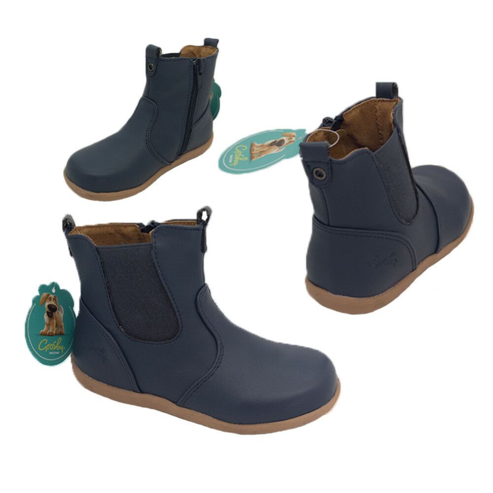 childrens navy boots