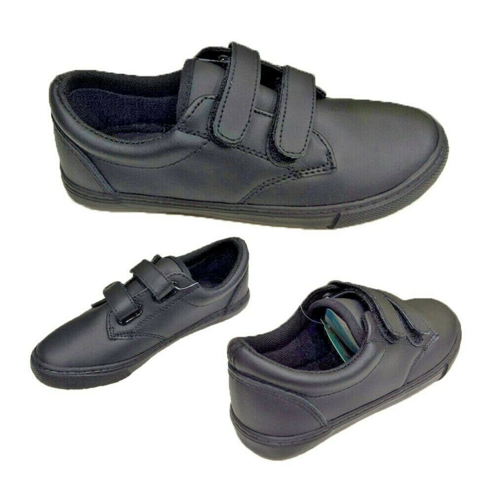Boys Shoes Grosby Sully Black Leather 