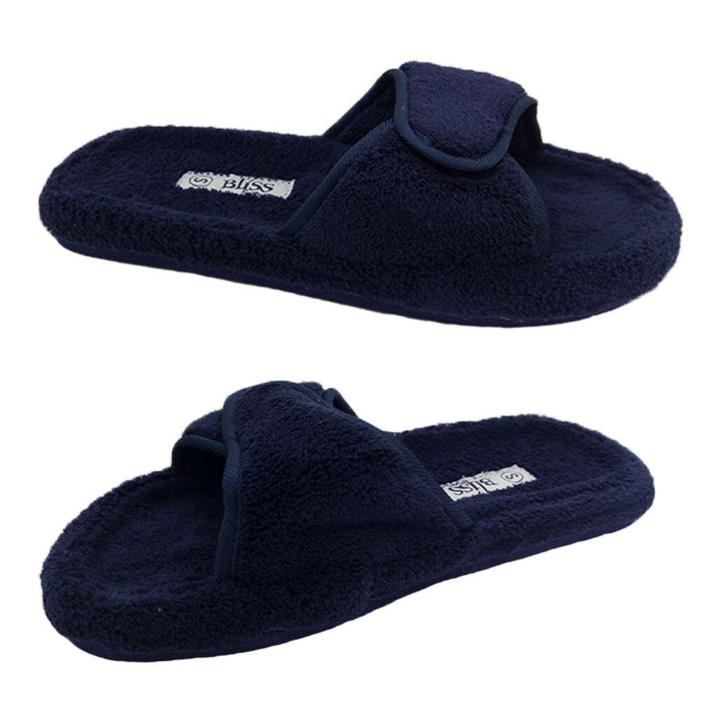 ladies slippers black