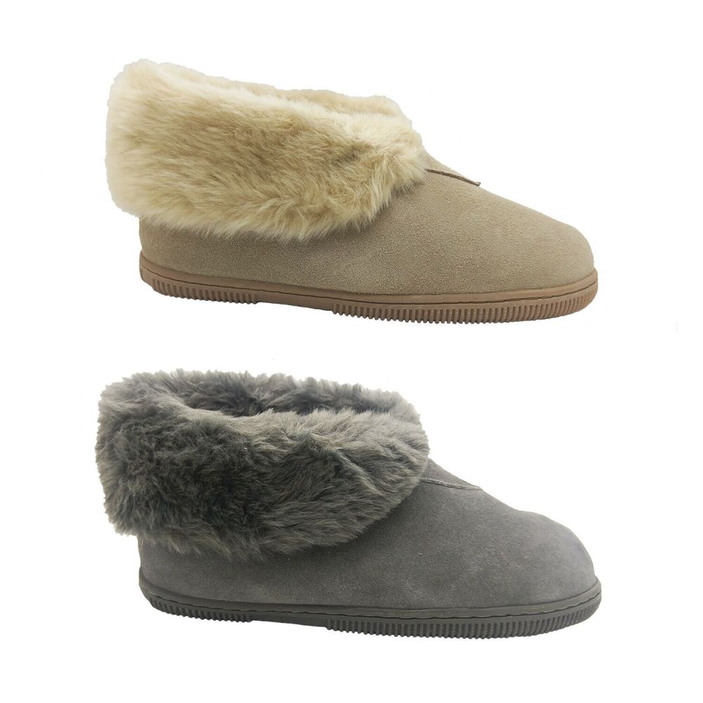 ladies warm slipper boots