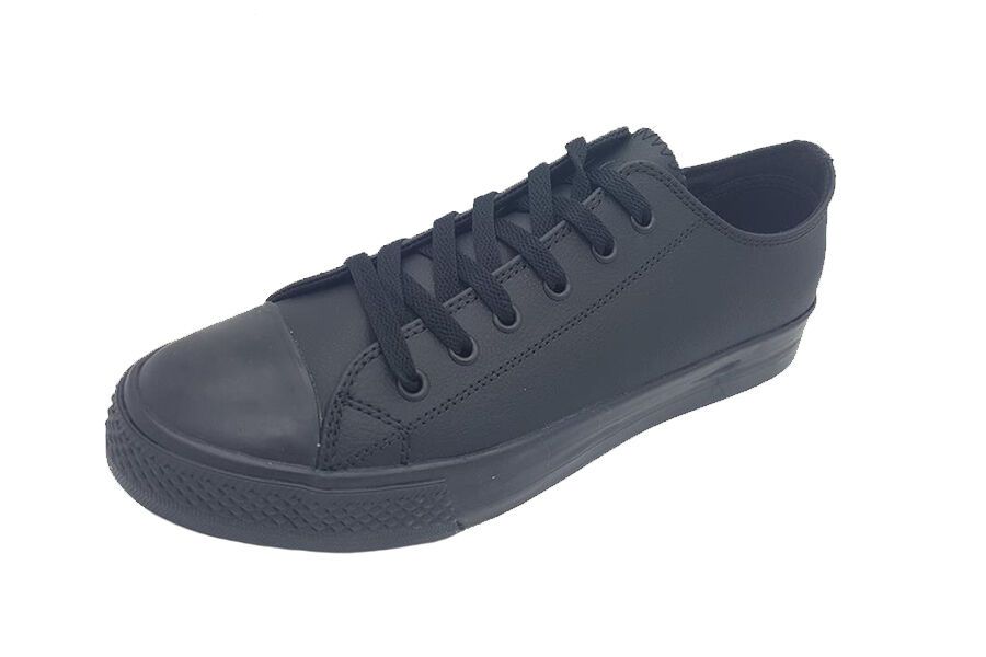 Mens Shoes Corbi Barrell Black Leather 