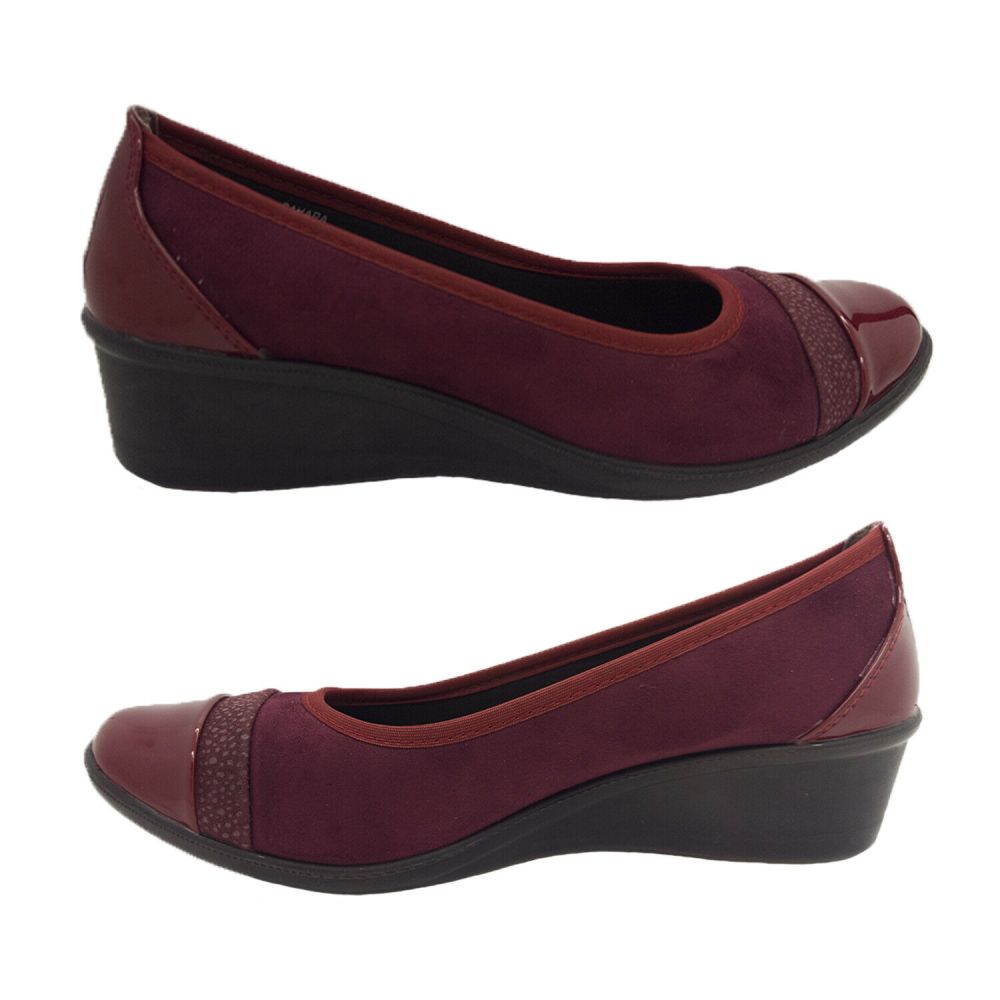 Clarks un tallara on sale liz wedge shoes