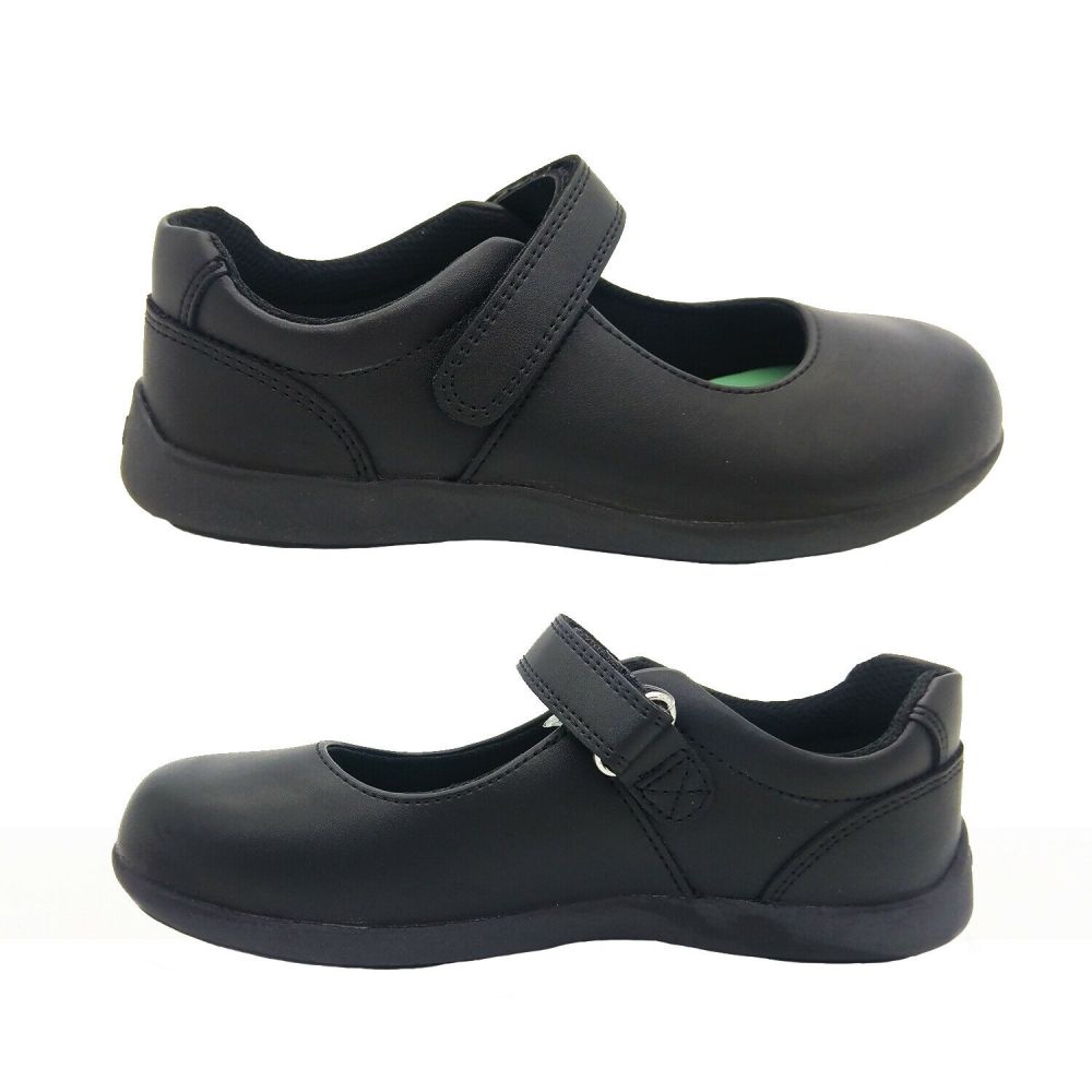 black leather shoes size 5