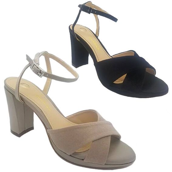 Ready Black 4cm Heel Casual Office Lady Work Shoes Women Med Block Heel  Pumps Women's Heels | Shopee Malaysia